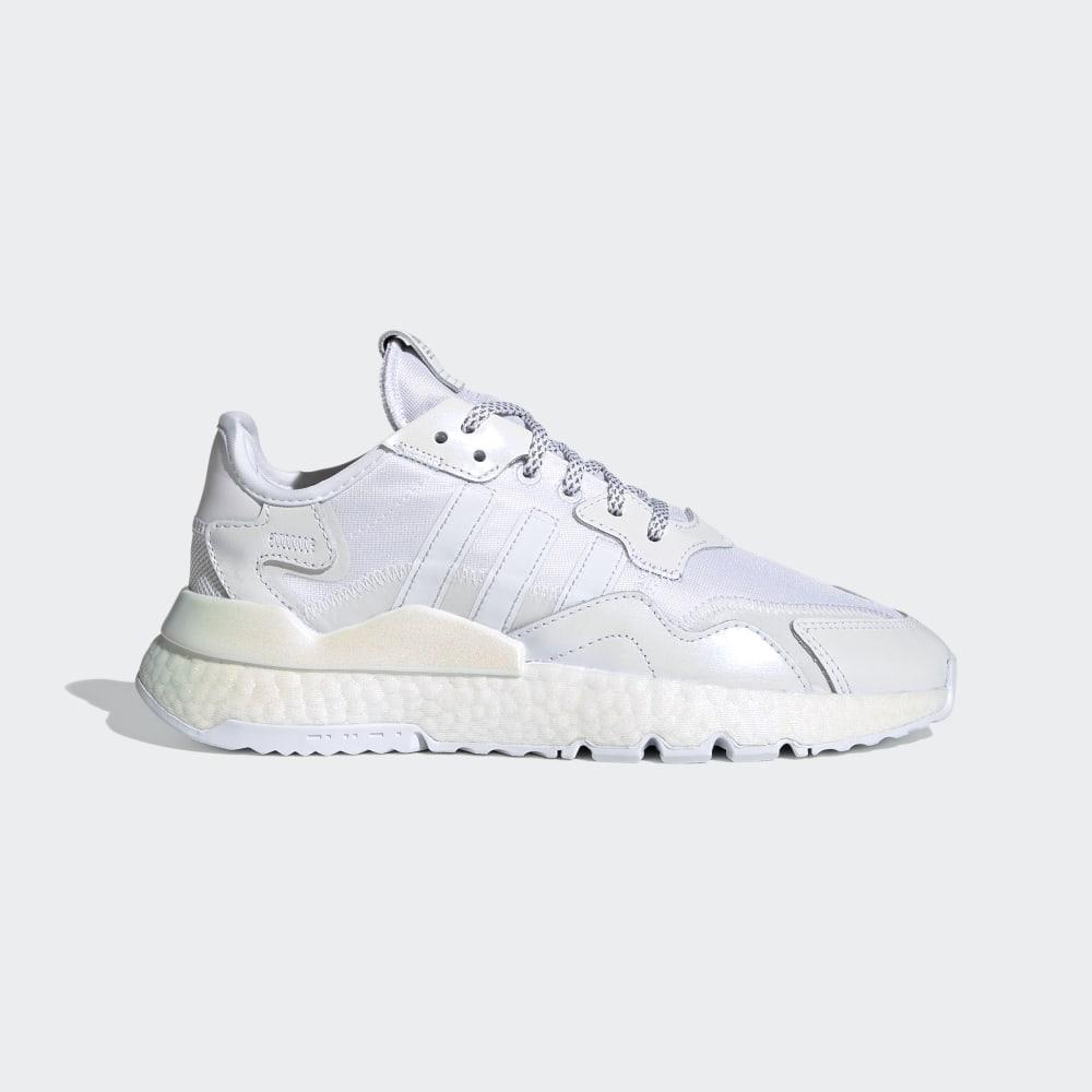 Originals Adidas Nite Jogger Barbati Romania - Gri/Albi EG8849